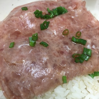 ネギトロ丼(酢飯)